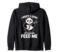 I Wrote A Song It's Called Feed Me Panda Zip Hoodie