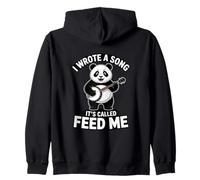I Wrote A Song It's Called Feed Me Panda Zip Hoodie