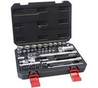 52pc 1/4" & 3/8" 12 Point Socket Set -