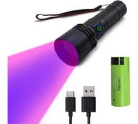 I0DO Uv Blood Tracking Flashlight for Hunting Deer Finder Blood Trailing Light Rechargeable Blood Tracker Light