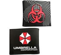I0I&I0I Anime Wallet, Resident Evil Protection Umbrella Short Section Male and Female Students Anime Peripheral Wallet Wallet Card Holder (D)