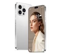 I16 Pro Max Unlocked Smartphone, 5G Android Cell Phone with 7.3inch Ultra HD Screen, 8000Mah Battery, 16GB 1TB, Multi-Language Support, Dimensity9000(10 cores),White-1TB