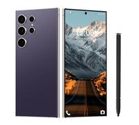 I24 Ultra Unlocked Phone 16+512GB,Built in Pen the Phone,Smartphone Battery 6800mAh 6.82" HD Screen,Android 14.0 with 128GB Memory Card cell phone,Face ID/5G/Fingerprint Lock/GPS (Deep Purple, 16+512)