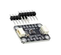 I2C Controlled MCP4728 Converter Board with Four Voltage Output Paths, EEPROM for Compact Electronics Prototyping