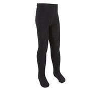 i2i Girls Cotton Rich Plain Knit Tights 1 Pack Black 7-8 Years