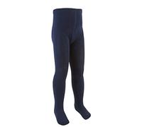 i2i Girls Cotton Rich Plain Knit Tights 1 Pack Blue 5-6 Years