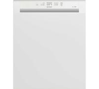 Indesit I3BL626UK Semi Integrated Standard Dishwasher - White Control Panel - E Rated, White