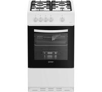 I5G1KMW 50cm 55l Gas Single Cooker with 4 Gas Burner Hob - White