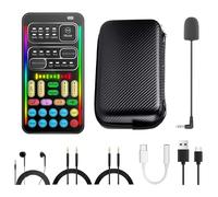 i9 Voice Changer Kit with Mini Mic, Type-C Adapter, 8 Effects