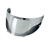 I90 Visor for HJC HJ33 I90 Helmet Shield Uv Protection Capacetes Visera Windproof Cascos Windshield Moto Helmets Parts (Silver-day use only)