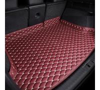 IACNAY Car Boot Mats for Hyundai TUCSON Plug-in Hybrid/NX4 PHEV 2021-2025, Leather Trunk Mat All-weather Boot Liner Mats Raised Edges Cargo Liners Waterproof Cargo Rear Trunk Protector Mat,Red