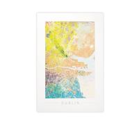 IADNG Dublin City Street Art Poster Canvas Poster Wall Art Print Picture Paintings 20x30inch(50x75cm)