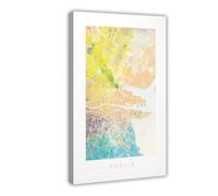 IADNG Dublin City Street Art Poster Canvas Poster Wall Art Print Picture Paintings 20x30inch(50x75cm)