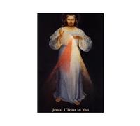 IADNG Lord Jesus, I Trust in You Art Poster Canvas Poster Bedroom Decor Landscape Decor Gift 20x30inch(50x75cm)