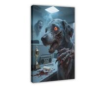 IADNG Mutant Kangal Dog Horror Poster (1) Canvas Poster Wall Art Print Picture Paintings 24x36inch(60x90cm)