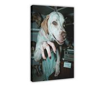 IADNG Mutant Kangal Dog Horror Poster (2) Canvas Poster Wall Art Print Picture Paintings 16x24inch(40x60cm)