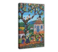 IADNG Portuguese Folklore Storytelling Art Print Canvas Poster Bedroom Decor Landscape Decor Gift 20x30inch(50x75cm)