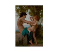 IADNG Self-Defence Girl Canvas Poster Bedroom Decor Landscape Decor Gift 16x24inch(40x60cm)