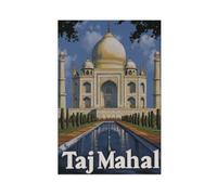 IADNG Taj Mahal Poster Canvas Poster Wall Art Print Picture Paintings 20x30inch(50x75cm)