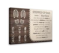 IADNG Thank You for Becoming A Father Canvas Poster Bedroom Decor Landscape Decor Gift 08x12inch(20x30cm)