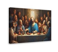 IADNG The Last Supper Art Poster Canvas Poster Bedroom Decor Landscape Decor Gift 16x24inch(40x60cm)