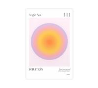 IAGHRT Angel Number 111 INTUITION Art Poster Canvas Poster Bedroom Decor Landscape Office Room Decor Gift 24x36inch(60x90cm)