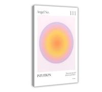IAGHRT Angel Number 111 INTUITION Art Poster Canvas Poster Wall Art Decor Print Picture Paintings for Living Room Bedroom Decoration 12x18inch(30x45cm)