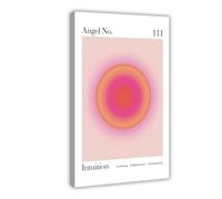 IAGHRT Angel Number 111 Intuition Fashion Art Poster Canvas Poster Wall Art Decor Print Picture Paintings for Living Room Bedroom Decoration 20x30inch(50x75cm)