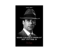 IAGHRT Don Draper TV Series Poster Canvas Poster Bedroom Decor Landscape Office Room Decor Gift 16x24inch(40x60cm)