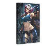 IAGHRT Friday The 13th Female Jason Voorhees Poster Canvas Poster Bedroom Decor Landscape Office Room Decor Gift 12x18inch(30x45cm)