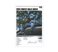 IAGHRT J. Cole 2014 Forest Hills Drive Album Cover Poster Canvas Poster Bedroom Decor Landscape Office Room Decor Gift 24x36inch(60x90cm)
