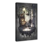 IAGHRT Little Nightmares Game Poster (3) Canvas Poster Bedroom Decor Landscape Office Room Decor Gift 12x18inch(30x45cm)