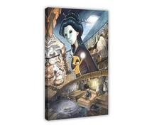 IAGHRT Little Nightmares Game Poster (8) Canvas Poster Bedroom Decor Landscape Office Room Decor Gift 12x18inch(30x45cm)