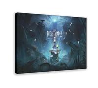 IAGHRT Little Nightmares II Game Poster (2) Canvas Poster Bedroom Decor Landscape Office Room Decor Gift 16x24inch(40x60cm)