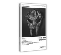 IAGHRT MF DOOM Bookhead Album Cover Poster Canvas Poster Bedroom Decor Landscape Office Room Decor Gift 12x18inch(30x45cm)