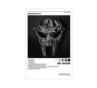 IAGHRT MF DOOM Bookhead Album Cover Poster Canvas Poster Bedroom Decor Landscape Office Room Decor Gift 20x30inch(50x75cm)