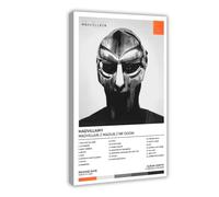 IAGHRT MF DOOM Madvillainy Music Cover Poster Canvas Poster Bedroom Decor Landscape Office Room Decor Gift 12x18inch(30x45cm)