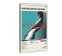IAGHRT Rihanna Good Girl Gone Bad Reloaded Album Cover Poster Canvas Poster Bedroom Decor Landscape Office Room Decor Gift 16x24inch(40x60cm)