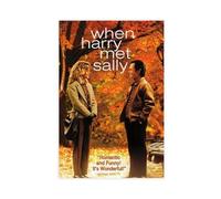 IAGHRT When Harry Met Sally Movie Poster 1 Canvas Poster Bedroom Decor Landscape Office Room Decor Gift 24x36inch(60x90cm)
