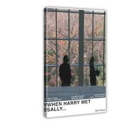 IAGHRT When Harry Met Sally Movie Poster Canvas Poster Bedroom Decor Landscape Office Room Decor Gift 08x12inch(20x30cm)