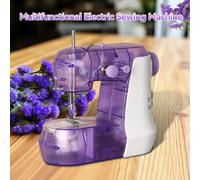 Iagreea Electric Sewing Machine, Purple Mini Sewing Machine, Suitable for Beginners And Teenagers