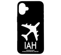 IAH George Bush Intercontinental AIRPORT CODE TEXAS USA Case for iPhone 16 Plus