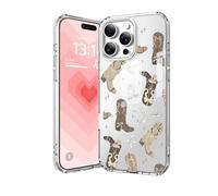 IAIYOXI Clear Case for iPhone 16 Pro, [Crystal Clear Military-Grade Drop Protection], Non-Yellowing, Slim Lightweight Transparent TPU Bumper Phone Case Cover Design - High Heels