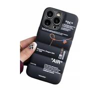 IAIYOXI Hot Off Padded Case for iPhone 15 14 13 12 Mini 11 X XS MAX XR 7 8 Plus Sneakers in White or Black Soft Label Black Cover for iPhone 15 Pro MAX (Black)