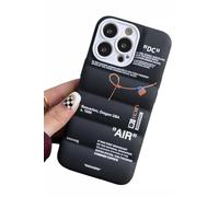 IAIYOXI Puffer Case with Sports Shoes Brand Design for iPhone 11, Sneakers Ins White or Black Label Soft Cover - Puffy Cover for iPhone 14/13/12/11 Pro Max/Plus/X/XS/XR/7/8 (Black)