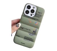 IAIYOXI Puffer Case with Sports Shoes Brand Design for iPhone 13 Pro,Sneakers Ins White or Black Label Soft Cover-Green Puffy Cover for iPhone 14 13 12 11 Pro Max Plus X XS XR 7 8 (Green)