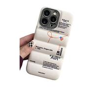 IAIYOXI Puffer Case with Sports Shoes Brand Design for iPhone 13, Sneakers Ins Soft Cover - White Puffy Cover for iPhone 14 13 12 11 Pro Max Plus X XS XR 7 8