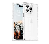 IAIYOXI Rectangle Case Compatible for iPhone 16 Plus, 6.7-inch, Full Camera Protection with TPU Cushion, Slim Clear Silicone Shockproof Case for Women Girls, Cover for iPhone 16 Plus, Clear