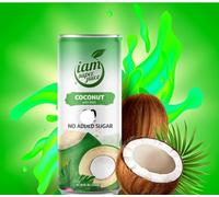 iam super juice Coconut Water | Vegan friendly | No added sugar | Very Low calories | Super fruits | 12x 330ml cans