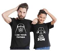 IAM Your Father Son - Partner t-Shirt Father Son Papa Daddy Child Baby Body Partner Look, Größe2:110-116, T-Shirts:Children's T-Shirt White